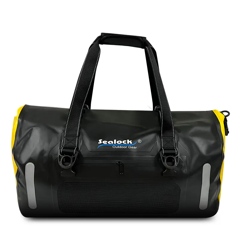 کیکنگ، کیمپنگ اور سفر کے لیے 40L اور 60L رول ٹاپ واٹر پروف ڈفیل ڈرائی بیگ